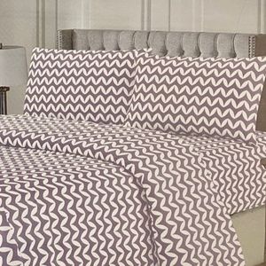 ⭐️FINAL RUN⭐️King 4pc Lavender Wave Bedsheets